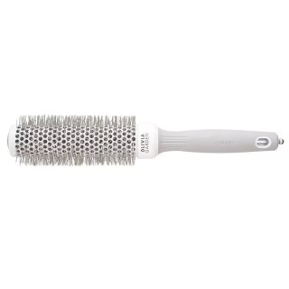 Olivia Garden Expert Blowout Speed Wavy Bristles szczotka do suszenia i modelowania włosów White/Grey 35mm