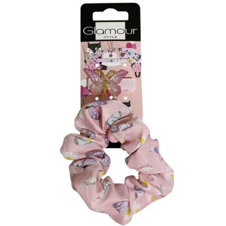 Kids Back to School zestaw scrunchie + spineczki butterfly Glamour