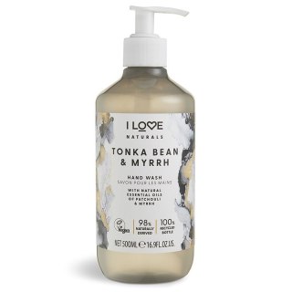 I Love Naturals Hand Wash żel do mycia rąk Tonka Bean & Myrrh 500ml