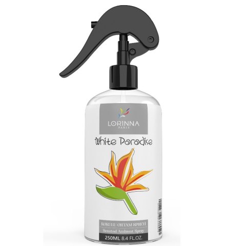 LORINNA Scented Ambient Spray odświeżacz powietrza w sprayu White Paradise 250ml LORINNA Scented Ambient Spray odświeżacz powietrza w sprayu White Paradise 250ml