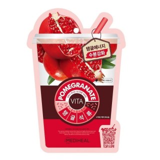 Vita Pomegranate Mask nawilżająca maska w płachcie z granatem 20ml Mediheal