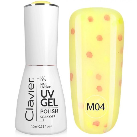 Clavier Luxury Multi Flavours lakier hybrydowy do paznokci M04 Lemon Curd 10ml Clavier Luxury Multi Flavours lakier hybrydowy do paznokci M04 Lemon Curd 10ml