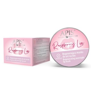 APIS Raspberry Lips regenerująca maska do ust na noc 10ml