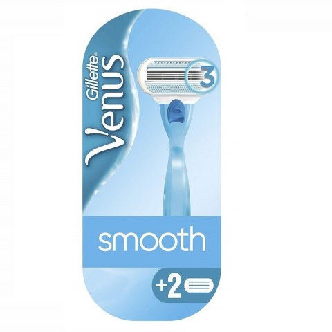 Venus Smooth maszynka do golenia + wymienne ostrza 2szt. Gillette Venus Smooth maszynka do golenia + wymienne ostrza 2szt. Gillette