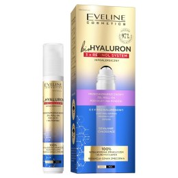 BioHyaluron 3 x Retinol przeciwzmarszczkowy żel roll-on pod oczy i na powieki 15ml Eveline Cosmetics