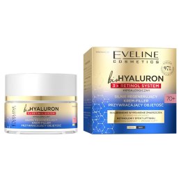 BioHyaluron 3 x Retinol silnie regenerujący krem-filler przywracający objętość 70+ 50ml Eveline Cosmetics