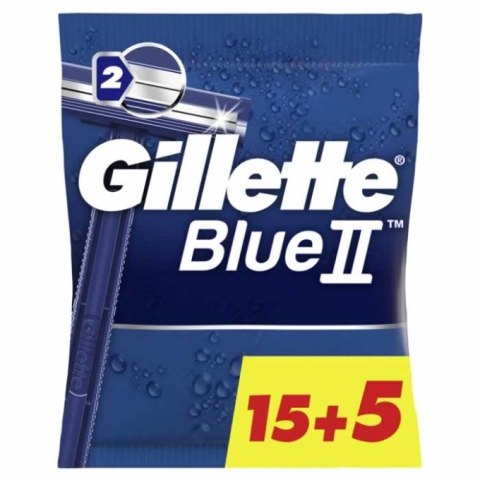 Gillette Blue II jednorazowe maszynki do golenia 20szt. Gillette Blue II jednorazowe maszynki do golenia 20szt.