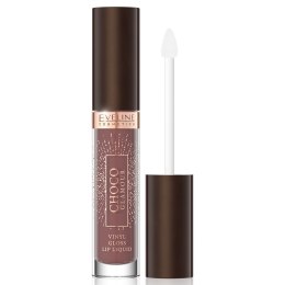 Choco Glamour pomadka w płynie z efektem glossy lips 02 4.5ml Eveline Cosmetics