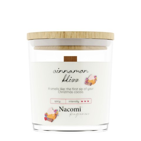 Nacomi Świeca sojowa Cinnamon Bliss 140g Nacomi Świeca sojowa Cinnamon Bliss 140g