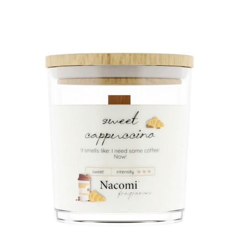 Nacomi Świeca sojowa Sweet Cappuccino 140g Nacomi Świeca sojowa Sweet Cappuccino 140g