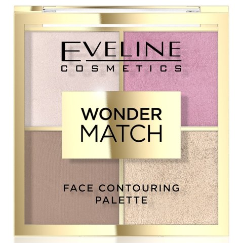 Eveline Cosmetics Wonder Match paleta do konturowania twarzy 01 10g Eveline Cosmetics Wonder Match paleta do konturowania twarzy 01 10g