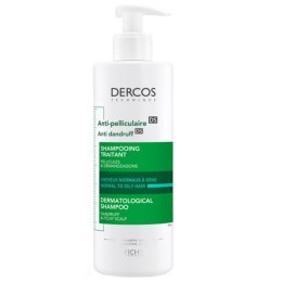 Dercos Anti-Dandruff szampon przeciwłupieżowy do włosów normalnych i przetłuszczających się 390ml Vichy