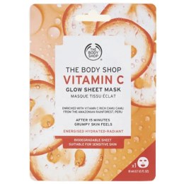Rozświetlająca maska w płachcie Vitamin C 18ml The Body Shop