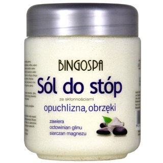 BingoSpa Sól do stóp ze skłonnościami do opuchlizny i obrzęków 550g