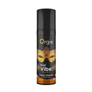 Orgie Dual Vibe! Kissable Liquid Vibrator wibrujący żel intymny Sex On The Beach 15ml