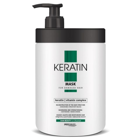 Chantal Prosalon Keratin Mask intensywnie odbudowująca maska do włosów z keratyną 1000g Chantal Prosalon Keratin Mask intensywnie odbudowująca maska do włosów z keratyną 1000g