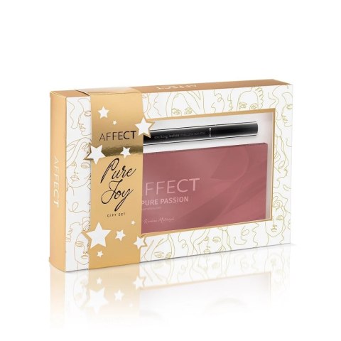 Affect Pure Joy zestaw paleta cieni do powiek + pogrubiający tusz do rzęs 12ml Affect Pure Joy zestaw paleta cieni do powiek + pogrubiający tusz do rzęs 12ml
