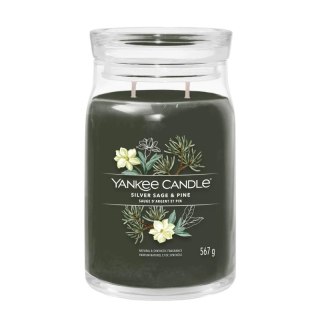 Silver Sage & Pine duża świeca zapachowa 567g Yankee Candle