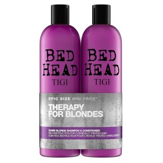 Therapy For Blondes zestaw szampon do włosów blond 750ml + odżywka do włosów blond 750ml Tigi