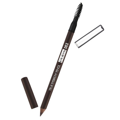 Pupa Milano True Eyebrow Pencil Waterproof kredka do brwi wodoodporna 003 Dark Brown 1.08g Pupa Milano True Eyebrow Pencil Waterproof kredka do brwi wodoodporna 003 Dark Brown 1.08g