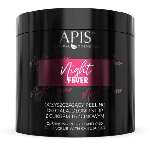 Apis Night Fever Oczyszczający Peeling do ciała, dłoni i stóp 700g Apis Night Fever Oczyszczający Peeling do ciała, dłoni i stóp 700g
