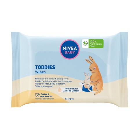 Nivea Baby Toddies chusteczki biodegradowalne 57szt