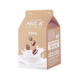 Coffee Milk One-Pack ujędrniająca maseczka w płachcie Kawa 20g A'Pieu