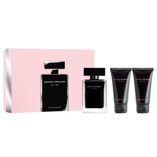 Narciso Rodriguez For Her zestaw woda toaletowa spray 50ml + balsam do ciała 50ml + żel pod prysznic 50ml