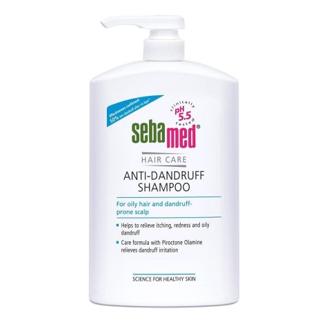 Hair Care Anti-Dandruff Shampoo przeciwłupieżowy szampon do włosów 1000ml Sebamed Hair Care Anti-Dandruff Shampoo przeciwłupieżowy szampon do włosów 1000ml Sebamed