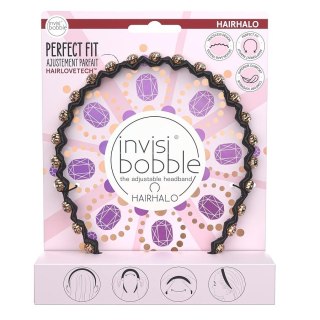 Invisibobble Hairhalo British Royal regulowana opaska do włosów Put Your Crown On