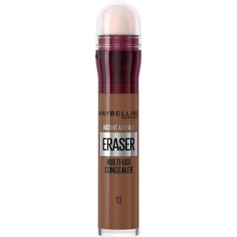 Instant Anti-Age Eraser Concealer korektor do twarzy z gąbeczką 13 Cocoa 6.8ml Maybelline