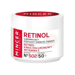 Retinol 50+ ujędrniający półtłusty krem do twarzy No.502 50ml Mincer Pharma