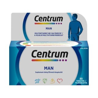 Centrum Man multiwitaminy dla mężczyzn suplement diety 90 tabletek