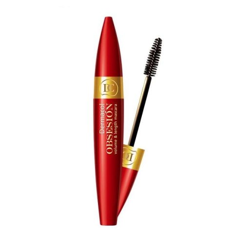 Obsesion Volume & Length Mascara pogrubiająco-wydłużający tusz do rzęs Black 12ml Dermacol