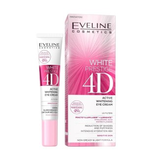 Eveline Cosmetics White Prestige 4D aktywnie wybielający krem pod oczy 20ml