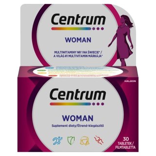 Centrum Woman multiwitaminy dla kobiet suplement diety 30 tabletek