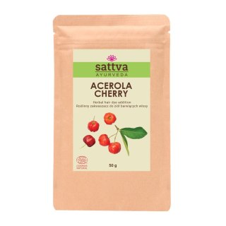 Sattva Zakwaszacz do henny i ziół barwiących Acerola Cherry 50g