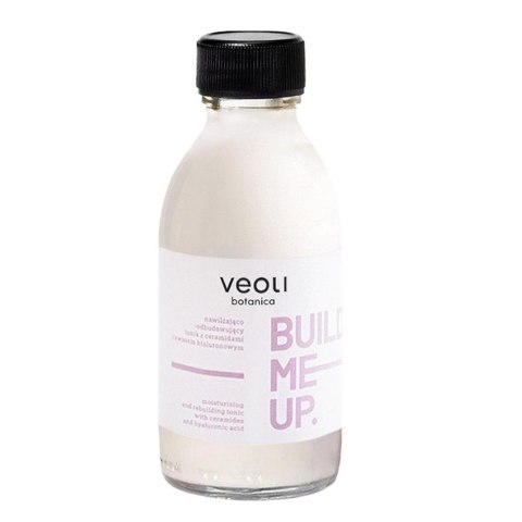 Build Me Up nawilżająco-odbudowujący tonik z ceramidami i kwasem hialuronowym 150ml Veoli Botanica