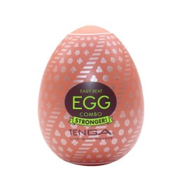 Easy Beat Egg Combo Stronger jednorazowy masturbator w kształcie jajka TENGA