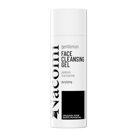 Nacomi Gentleman prebiotyczny żel do mycia twarzy z niacynamidem 140ml Nacomi Gentleman prebiotyczny żel do mycia twarzy z niacynamidem 140ml