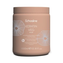 Keratin Veg regenerująca maska do włosów 1000ml ECHOSLINE