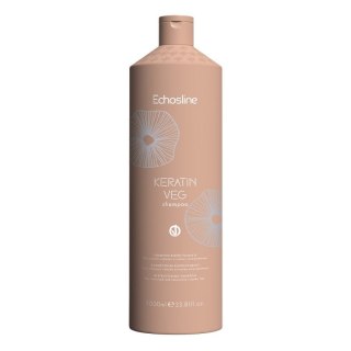 ECHOSLINE Keratin Veg regenerujący szampon do włosów 1000ml