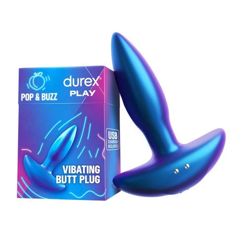 Durex Play Pop & Buzz wibrujący korek analny Durex Play Pop & Buzz wibrujący korek analny