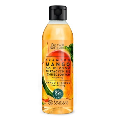 Barwa Szampon do włosów puszących się i zniszczonych Mango 300ml Barwa Szampon do włosów puszących się i zniszczonych Mango 300ml