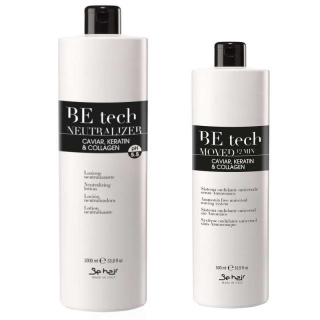 Be Hair Be Tech zestaw do trwałej ondulacji płyn 500ml + neutralizator 1000ml