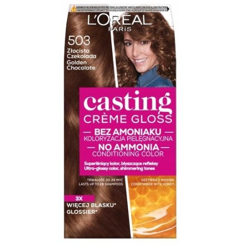 L'Oreal Paris Casting Creme Gloss farba do włosów 503 Czekoladowe Toffi L'Oreal Paris Casting Creme Gloss farba do włosów 503 Czekoladowe Toffi