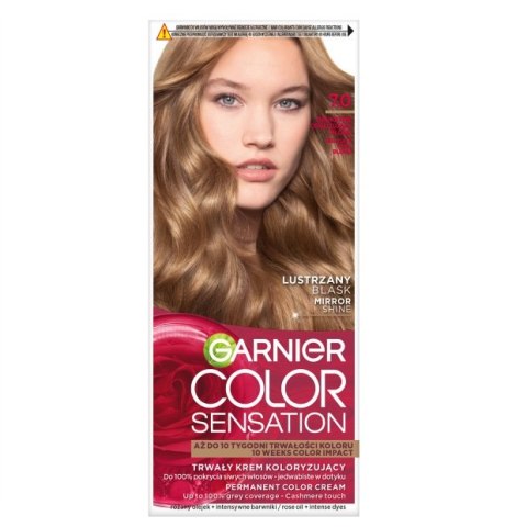 Color Sensation krem koloryzujący do włosów 7.0 Delikatnie Opalizujący Blond Garnier
