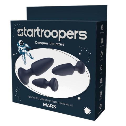 Dream Toys Startroopers Mars Advanced Vibrating Anal Training Kit zestaw korków analnych 3szt. Dream Toys Startroopers Mars Advanced Vibrating Anal Training Kit zestaw korków analnych 3szt.