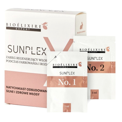 Sunplex Kuracja, Zabieg regenerujący do włosów 5x5ml