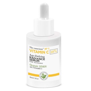 The Conscious Vitamin C rozświetlające serum do twarzy z organiczną cytryną 30ml